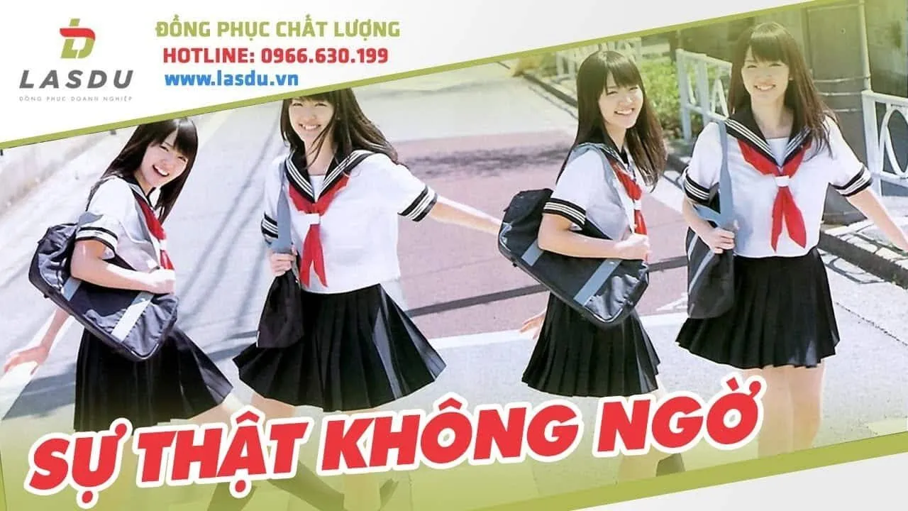 váy đồng phục nữ sinh Nhật Bản